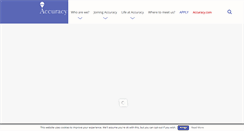 Desktop Screenshot of careers.accuracy.com